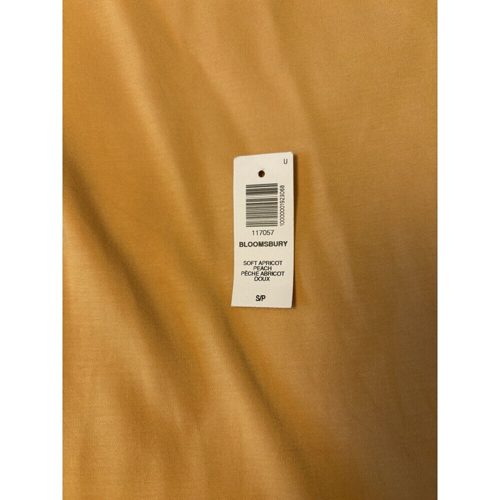 WILFRED Aritzia Goodlux Bloomsbury Mini Dress Small Ruffle Apricot Peach Summer - Picture 5 of 9